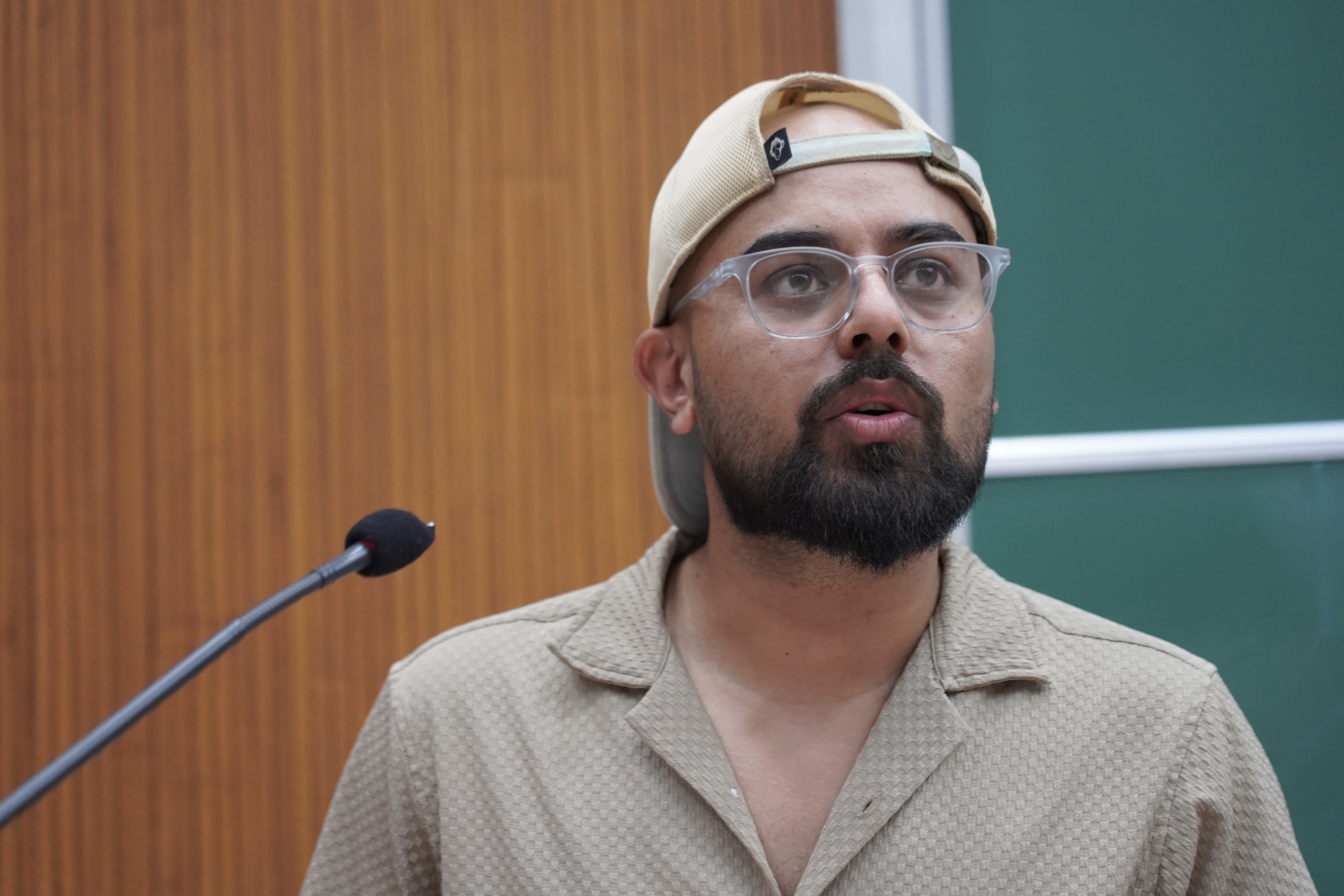Giving a research talk during Research Scholar Day at IIT Palakkad